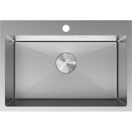 Mexen Solix évier en acier 1 bac 650 x 450 mm, inox - 6403651000-01