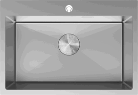 Mexen Solix évier en acier 1 bac 650 x 450 mm, inox - 6403651000-01
