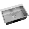Mexen Solix évier en acier 1 bac 650 x 450 mm, inox - 6403651000-01