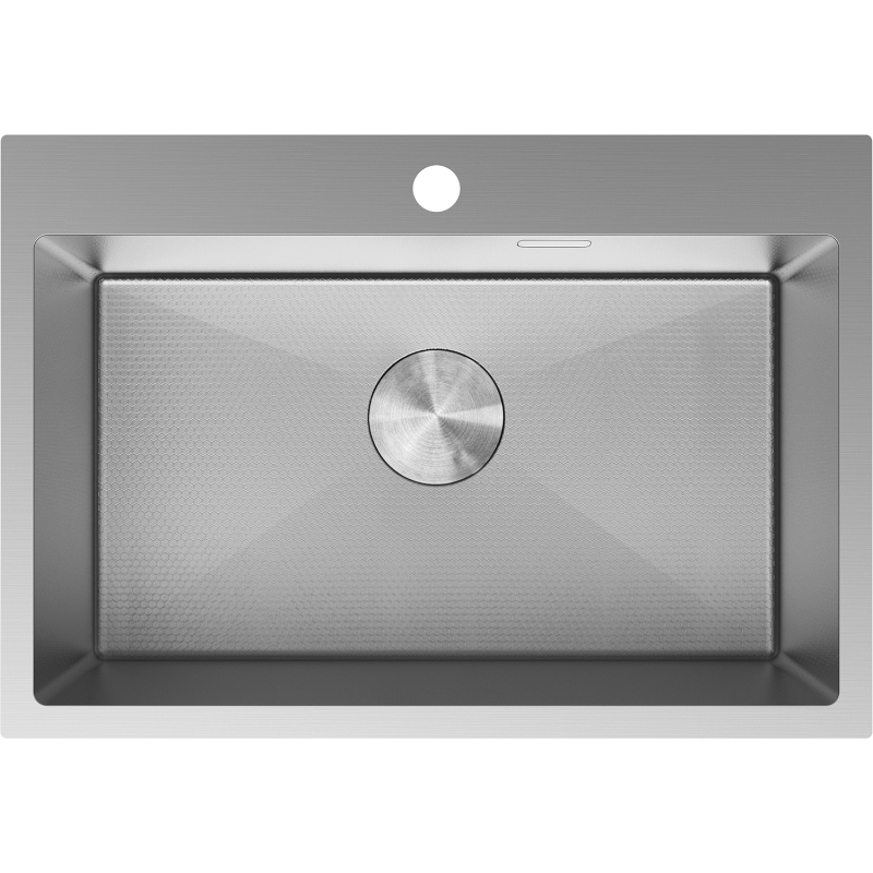 Mexen Solix évier en acier inoxydable 1 bac 650 x 450 mm, inox HC - 6403651000-01HC