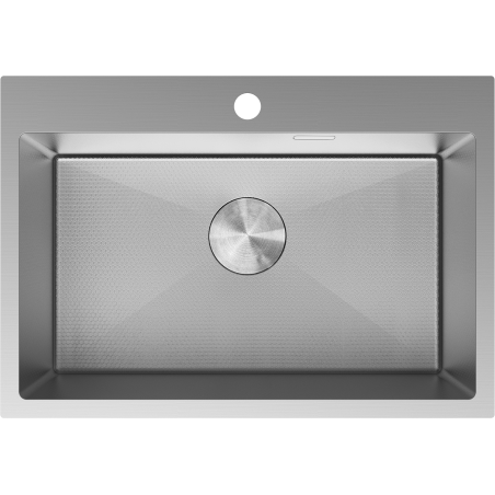 Mexen Solix évier en acier inoxydable 1 bac 650 x 450 mm, inox HC - 6403651000-01HC