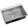 Mexen Solix évier en acier inoxydable 1 bac 650 x 450 mm, inox HC - 6403651000-01HC