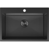 Mexen Solix évier en acier inoxydable 1 bac 650 x 450 mm, noir HC - 6403651000-70HC