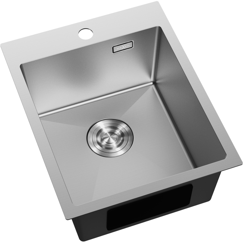 Mexen Solix évier en acier inoxydable 1 bac 400 x 500 mm, inox - 6406401000-01