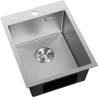 Mexen Solix évier en acier inoxydable 1 bac 400 x 500 mm, inox - 6406401000-01