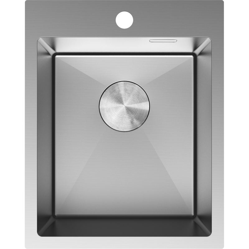 Mexen Solix évier en acier inoxydable 1 bac 400 x 500 mm, inox - 6406401000-01