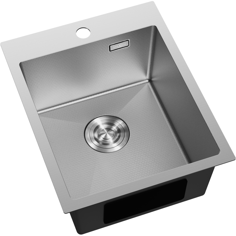 Mexen Solix évier en acier inoxydable 1 bac 400 x 500 mm, inox HC - 6406401000-01HC