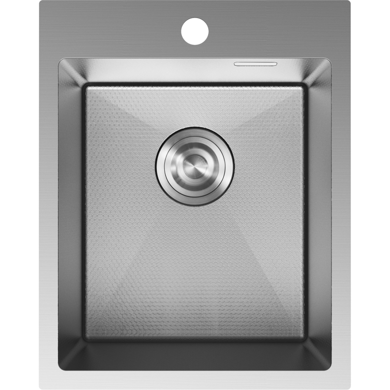 Mexen Solix évier en acier inoxydable 1 bac 400 x 500 mm, inox HC - 6406401000-01HC