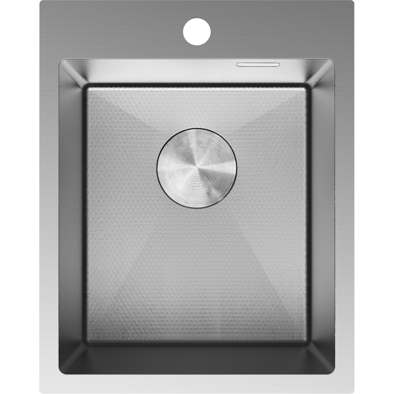 Mexen Solix évier en acier inoxydable 1 bac 400 x 500 mm, inox HC - 6406401000-01HC