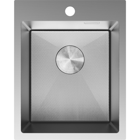 Mexen Solix évier en acier inoxydable 1 bac 400 x 500 mm, inox HC - 6406401000-01HC