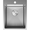 Mexen Solix évier en acier inoxydable 1 bac 400 x 500 mm, inox HC - 6406401000-01HC