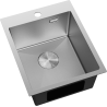 Mexen Solix évier en acier inoxydable 1 bac 400 x 500 mm, inox HC - 6406401000-01HC