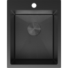 Mexen Solix évier en acier inoxydable 1 bac 400 x 500 mm, noir HC - 6406401000-70HC