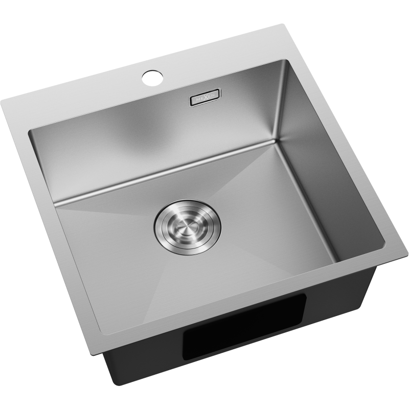 Mexen Solix évier en acier inoxydable 1 bac 500 x 500 mm, inox - 6407501000-01