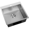 Mexen Solix évier en acier inoxydable 1 bac 500 x 500 mm, inox - 6407501000-01