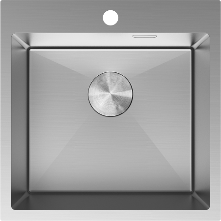 Mexen Solix évier en acier inoxydable 1 bac 500 x 500 mm, inox - 6407501000-01