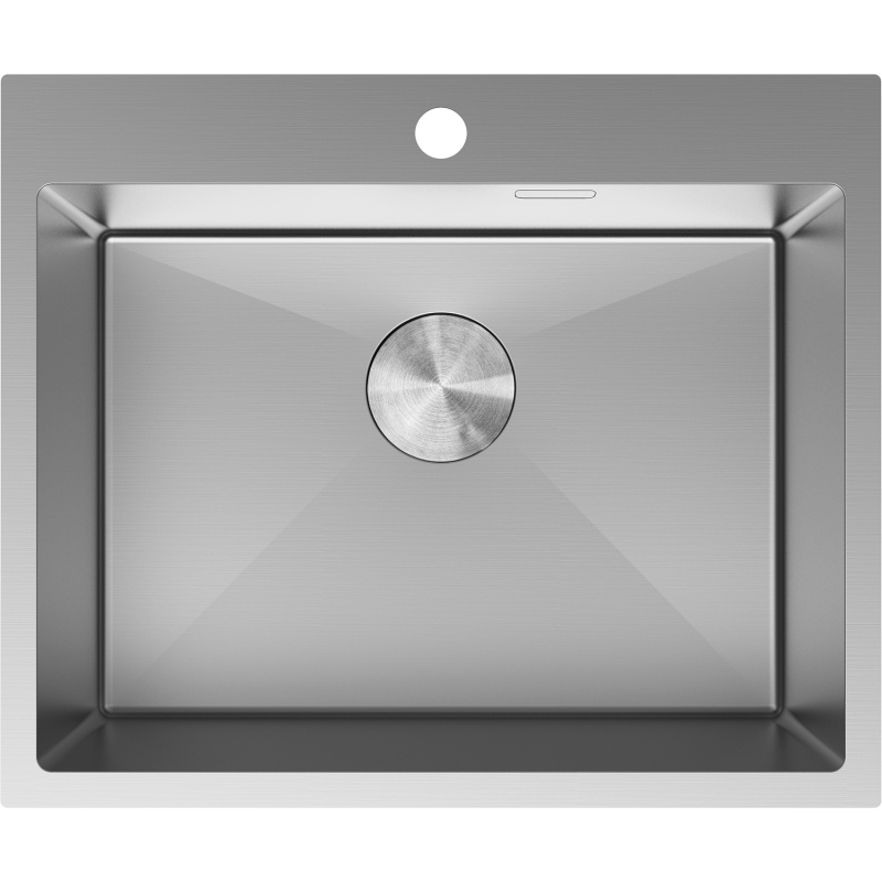 Mexen Solix évier en acier inoxydable 1 bac 600 x 500 mm, inox - 6408601000-01