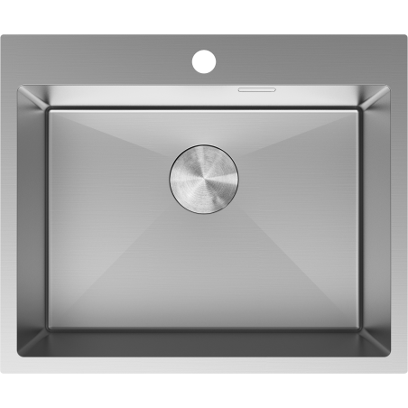 Mexen Solix évier en acier inoxydable 1 bac 600 x 500 mm, inox - 6408601000-01