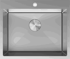 Mexen Solix évier en acier inoxydable à 1 bac 600 x 500 mm, inox - 6408601000-01