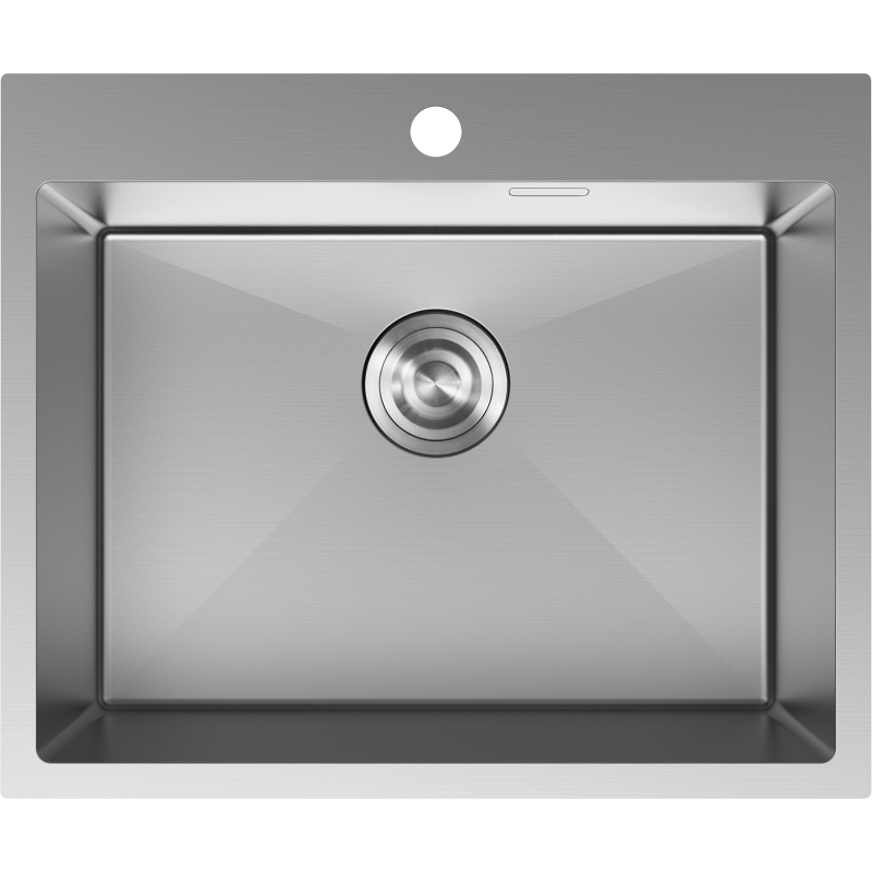 Mexen Solix évier en acier inoxydable à 1 bac 600 x 500 mm, inox - 6408601000-01