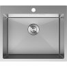Mexen Solix évier en acier inoxydable 1 bac 600 x 500 mm, inox - 6408601000-01