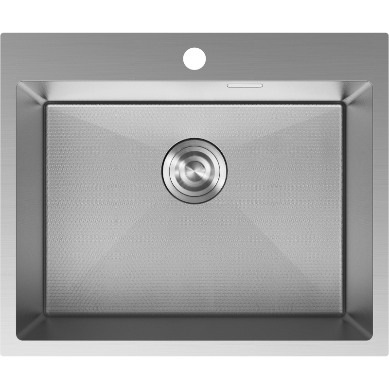Mexen Solix évier en acier inoxydable 1 bac 600 x 500 mm, inox HC - 6408601000-01HC