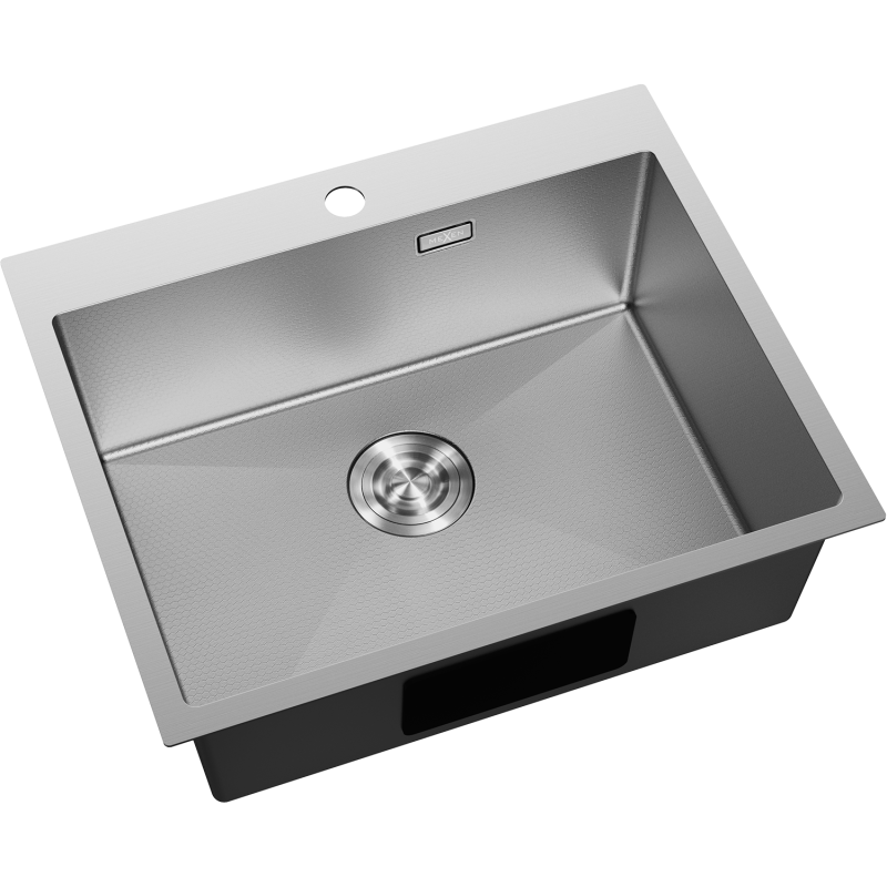 Mexen Solix évier en acier inoxydable 1 bac 600 x 500 mm, inox HC - 6408601000-01HC