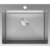 Mexen Solix évier en acier inoxydable à 1 bac 600 x 500 mm, inox HC - 6408601000-01HC