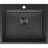 Mexen Solix évier en acier inoxydable 1-bassin 600 x 500 mm, noir HC - 6408601000-70HC