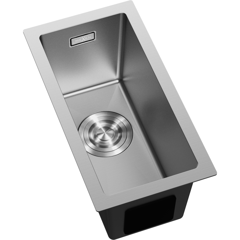 Mexen Trixo évier en acier inoxydable 1 compartiment 230 x 440 mm, inox - 6411221000-01