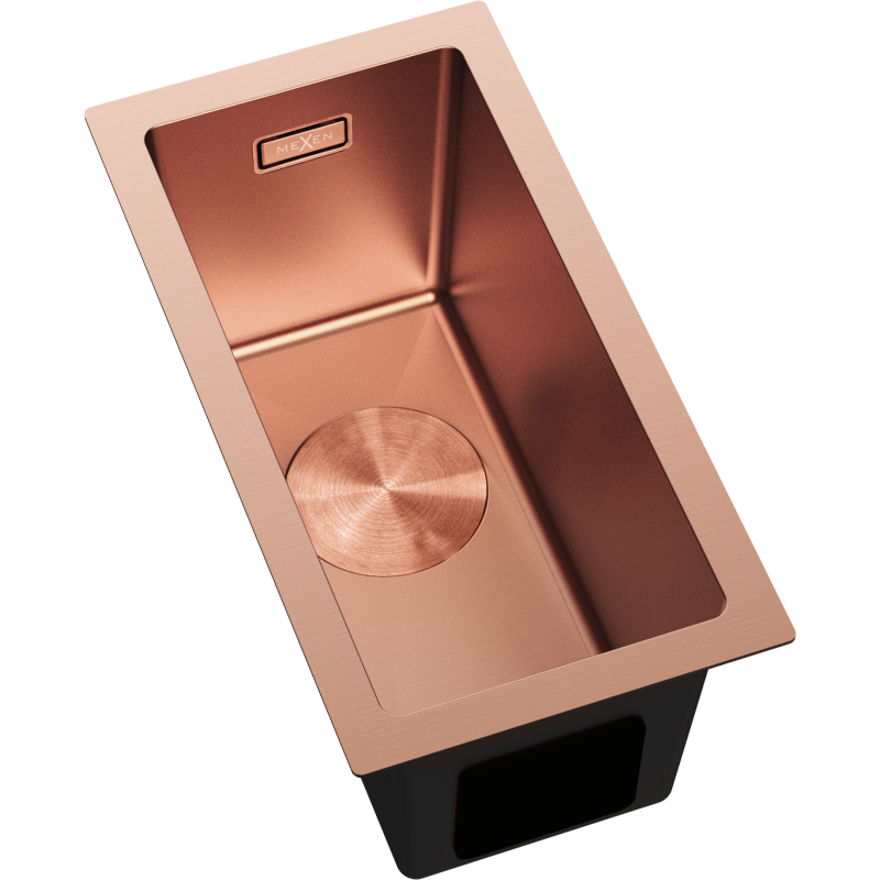 Mexen Trixo évier en acier inoxydable 1-bac 230 x 440 mm, cuivre - 6411221000-65
