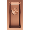 Mexen Trixo évier en acier 1 bac 230 x 440 mm, cuivre - 6411221000-65