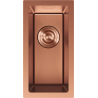 Mexen Trixo évier en acier 1 bac 230 x 440 mm, cuivre - 6411221000-65