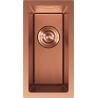 Mexen Trixo évier en acier inoxydable 1-bac 230 x 440 mm, cuivre HC - 6411221000-65HC