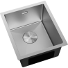 Mexen Trixo évier en acier inoxydable 1 bac 370 x 440 mm, inox - 6412371000-01