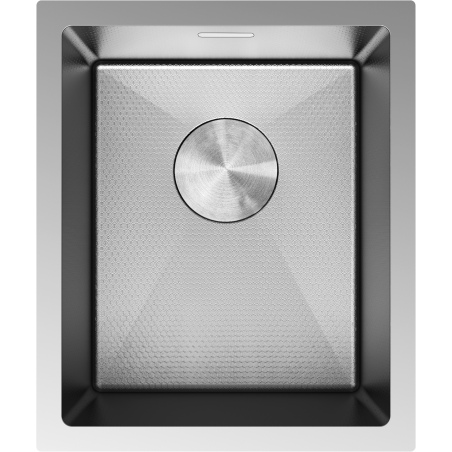 Mexen Trixo évier en acier inoxydable 1 bac 370 x 440 mm, inox HC - 6412371000-01HC