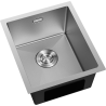 Mexen Trixo évier en acier inoxydable 1 bac 370 x 440 mm, inox HC - 6412371000-01HC