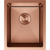Mexen Trixo évier en acier inoxydable 1 bac 370 x 440 mm, cuivre HC - 6412371000-65HC