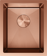 Mexen Trixo évier en acier inoxydable 1 cuve 370 x 440 mm, cuivre HC - 6412371000-65HC