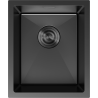 Mexen Trixo évier en acier inoxydable 1 bac 370 x 440 mm, noir - 6412371000-70