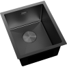 Mexen Trixo évier en acier inoxydable 1 bac 370 x 440 mm, noir - 6412371000-70