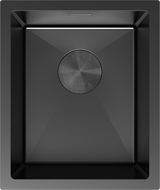 Mexen Trixo évier en acier inoxydable 1 bac 370 x 440 mm, noir - 6412371000-70