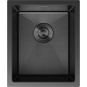 Mexen Trixo évier en acier inoxydable 1 bac 370 x 440 mm, noir HC - 6412371000-70HC