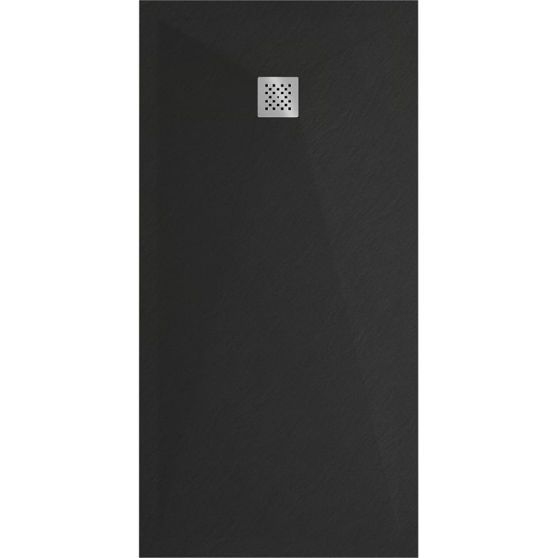 Mexen Stone+ receveur de douche en composite rectangulaire 180 x 70 cm, noir - 44707018
