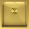 Mexen Trixo évier en acier inoxydable à 1 bac 440 x 440 mm, doré - 6413441000-55