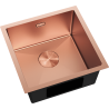 Mexen Trixo évier en acier inoxydable 1 bac 440 x 440 mm, cuivre - 6413441000-65