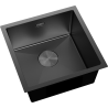 Mexen Trixo évier en acier inoxydable 1 bac 440 x 440 mm, noir - 6413441000-70
