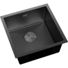 Mexen Trixo évier en acier inoxydable 1 bac 440 x 440 mm, noir HC - 6413441000-70HC