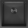 Mexen Trixo évier en acier inoxydable 1 bac 440 x 440 mm, noir HC - 6413441000-70HC