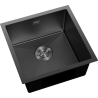 Mexen Trixo évier en acier inoxydable à 1 bac 440 x 440 mm, noir HC - 6413441000-70HC